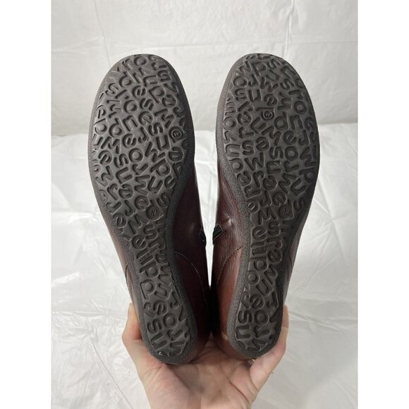 Wonders brown fold down bootie side zip Spain Genuine Leather size 10 - Picture 7 of 14